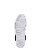 Alpinestars Chrome Schuhe, weiße fortschrittliche Urban-Sohle, mit hexagonalem Traktionsmuster und geprägtem Alpinestars-Logo, lässige Motorradschuhe