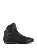 Alpinestars Faster-3 Drystar Motorradschuhe, Motorrad-Sneaker in Schwarz und Cool Gray, High-top-Design mit Schnürung und Klettverschluss, wasserdichtes Mikrofaser-Chassis, sportliches Design für Straßenfahrten