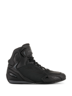 Alpinestars Faster-3 Drystar Motorradschuhe, Motorrad-Sneaker in Schwarz und Cool Gray, High-top-Design mit Schnürung und Klettverschluss, wasserdichtes Mikrofaser-Chassis, sportliches Design für Straßenfahrten