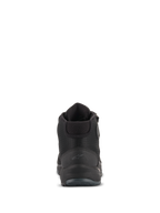 Alpinestars CR-X Drystar® Motorradschuhe, Rückansicht, Schwarz, mit dezentem Astars-Logo an der Ferse, gepolstertem Knöchelbereich und strukturierter Fersenkappe, wasserdichtes Motorradschuhwerk für den Einsatz auf der Straße und in der Stadt