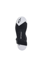 Alpinestars Speedflight Street Schuhe, Motorradschuhsohle, Schwarz und Weiß, Gummi mit doppelter Dichte und TPF-Technologie.
