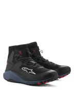 Alpinestars Speedforce XR Schuhe, urbane Motorradschuhe für Herren, Schwarz und Rot, CE-zertifiziert mit TPU-Knöchelschutz, sportliche Laufschuh-Silhouette.