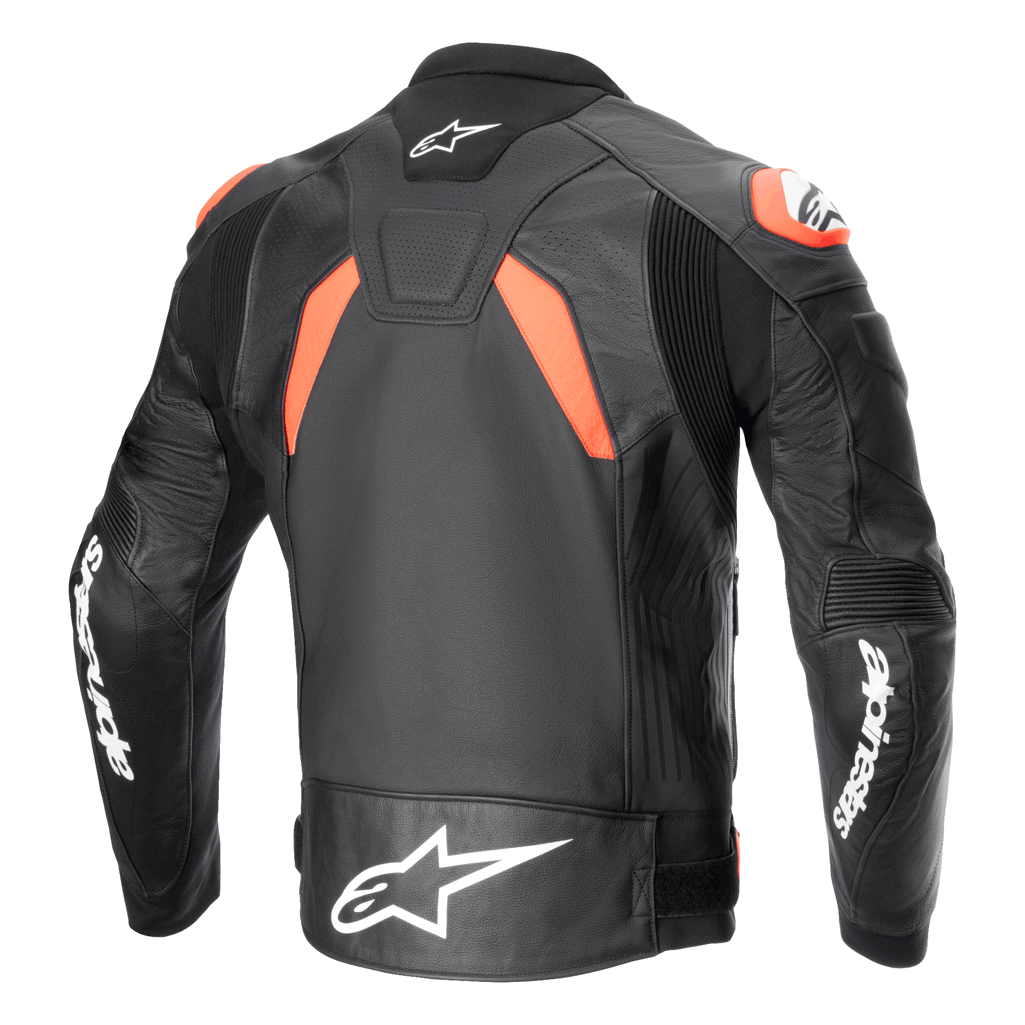 GP Plus R V4 Airflow Leather Jacke BLACK RACING SPORT Jackets Alpinestars