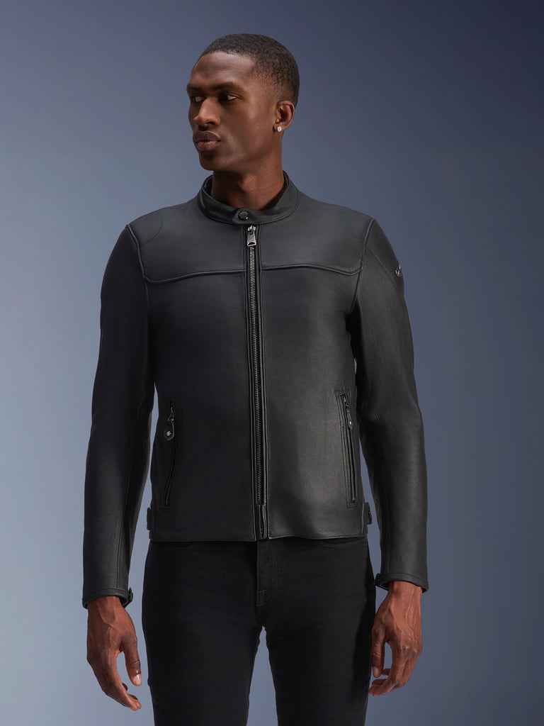 Blacktrack Lederjacke