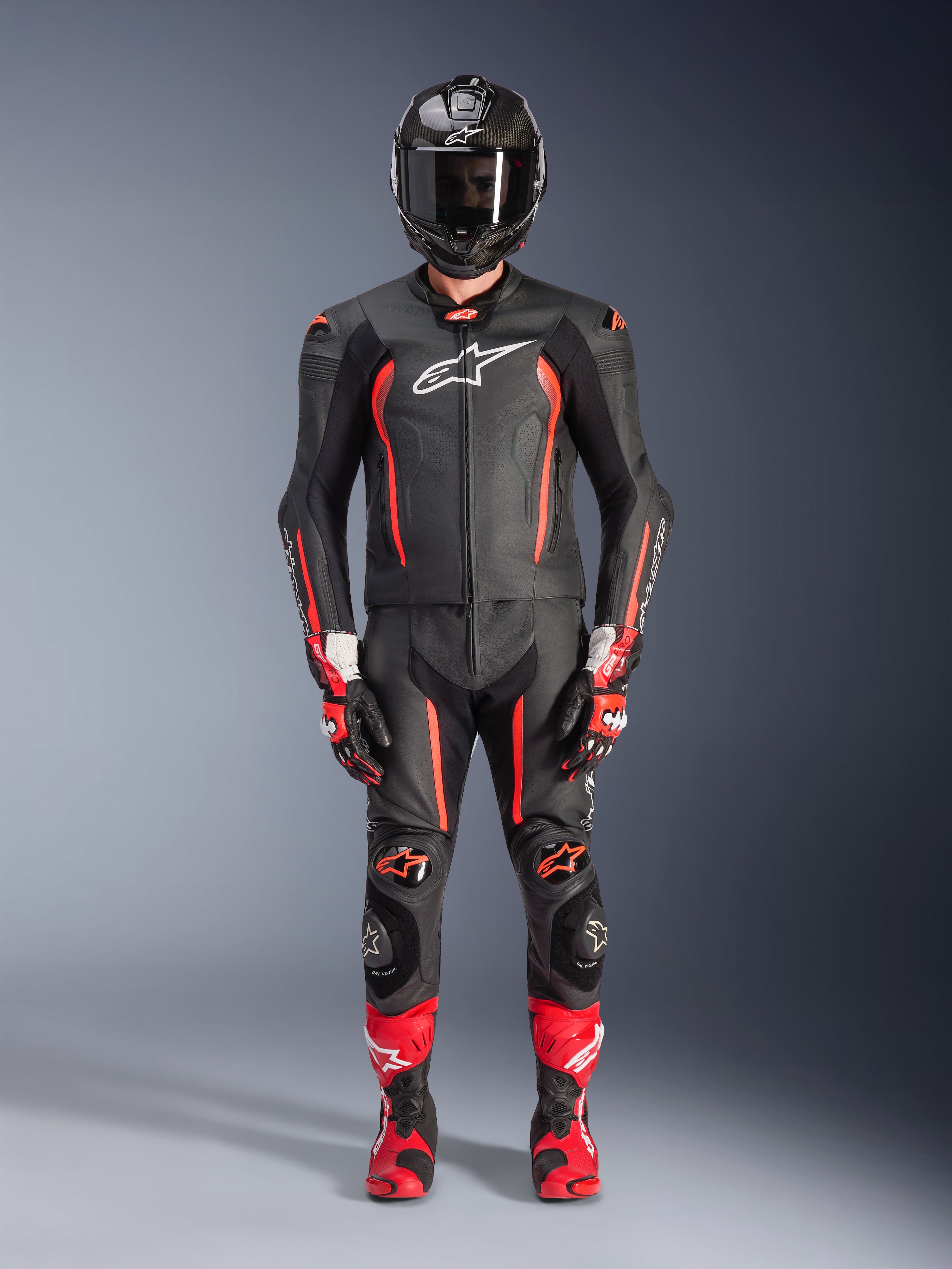 Missile V2 2-Piece - Black Motorcycle Suit | Alpinestars®