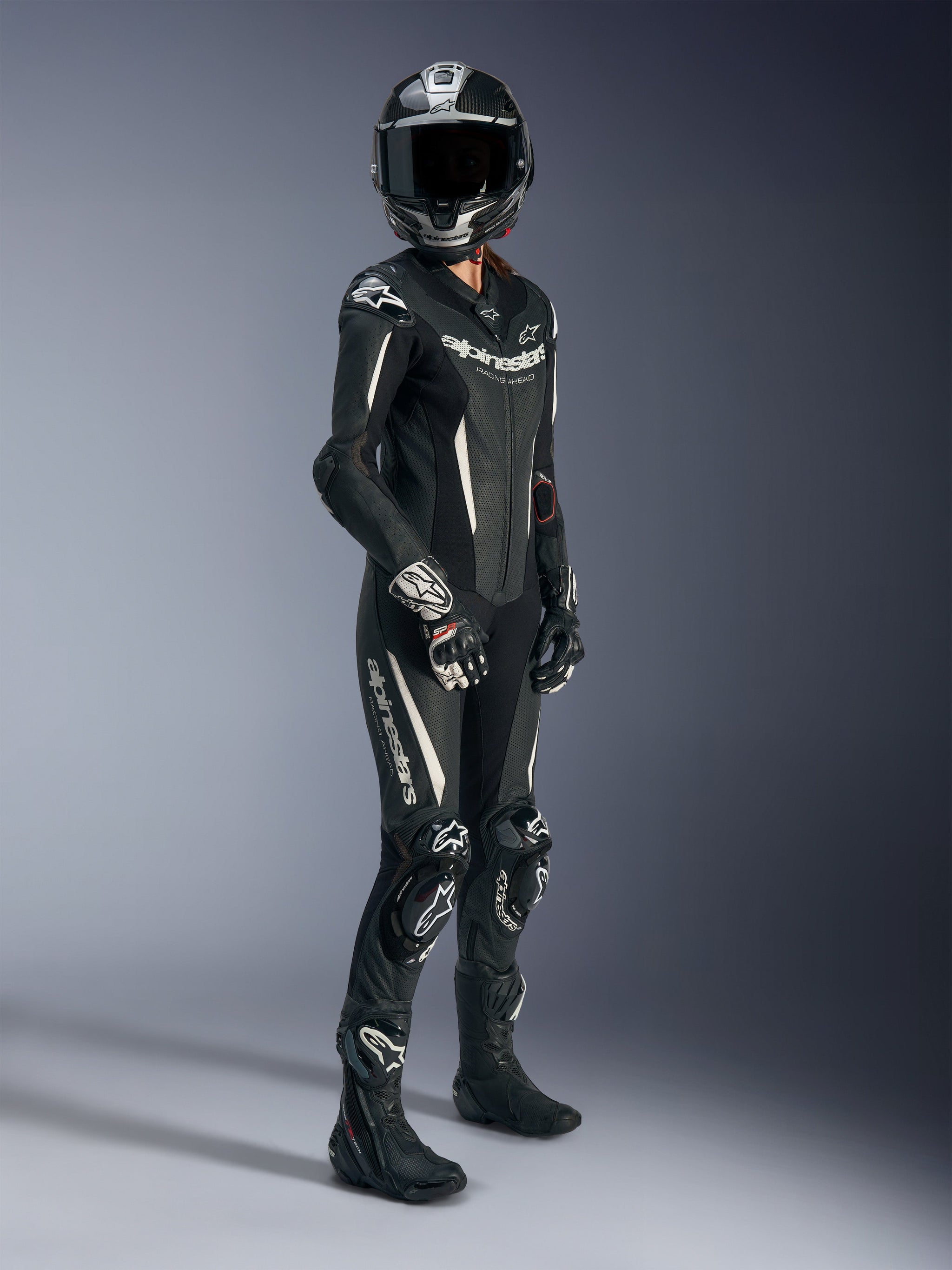 held r7 handschuh Stella GP-R7 1PC - Black Motorcycle Anzug