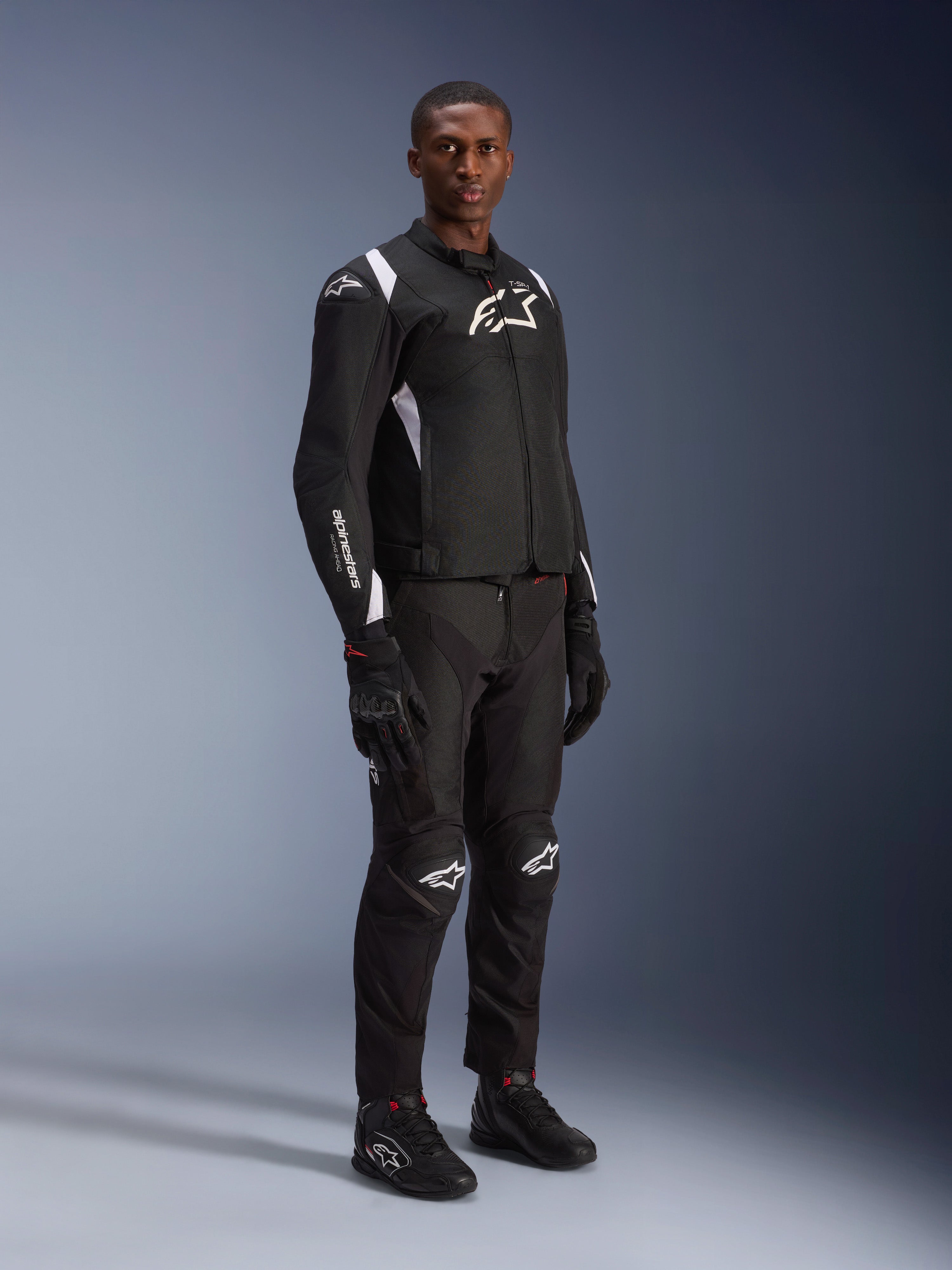 T-SP 1 V2 Waterproof - Black Motorcycle Jacket | Alpinestars®