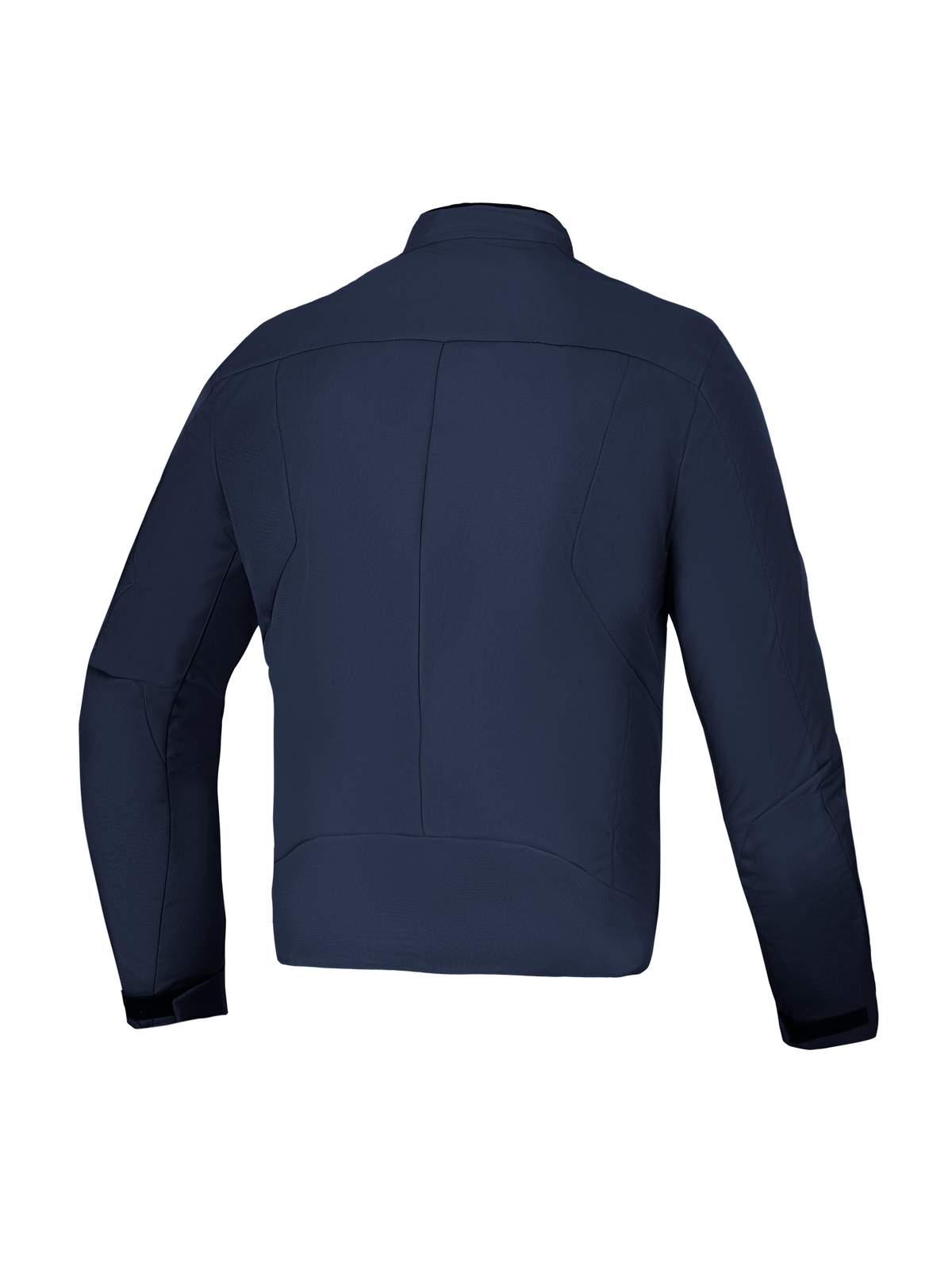 Alpinestars C 1 Waterproof Jacke, urbane und zeitgenössische Motorradjacke, Dunkelblau, mit 3D-Rückenmuster und Regular-Passform, Rückansicht