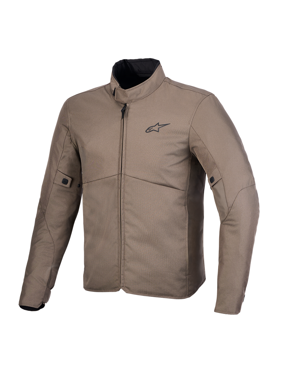 Alpinestars C 1 Waterproof Jacke, urbane Motorradjacke, Braun und Schwarz, CE-zertifiziert mit wasserdichter Membran
