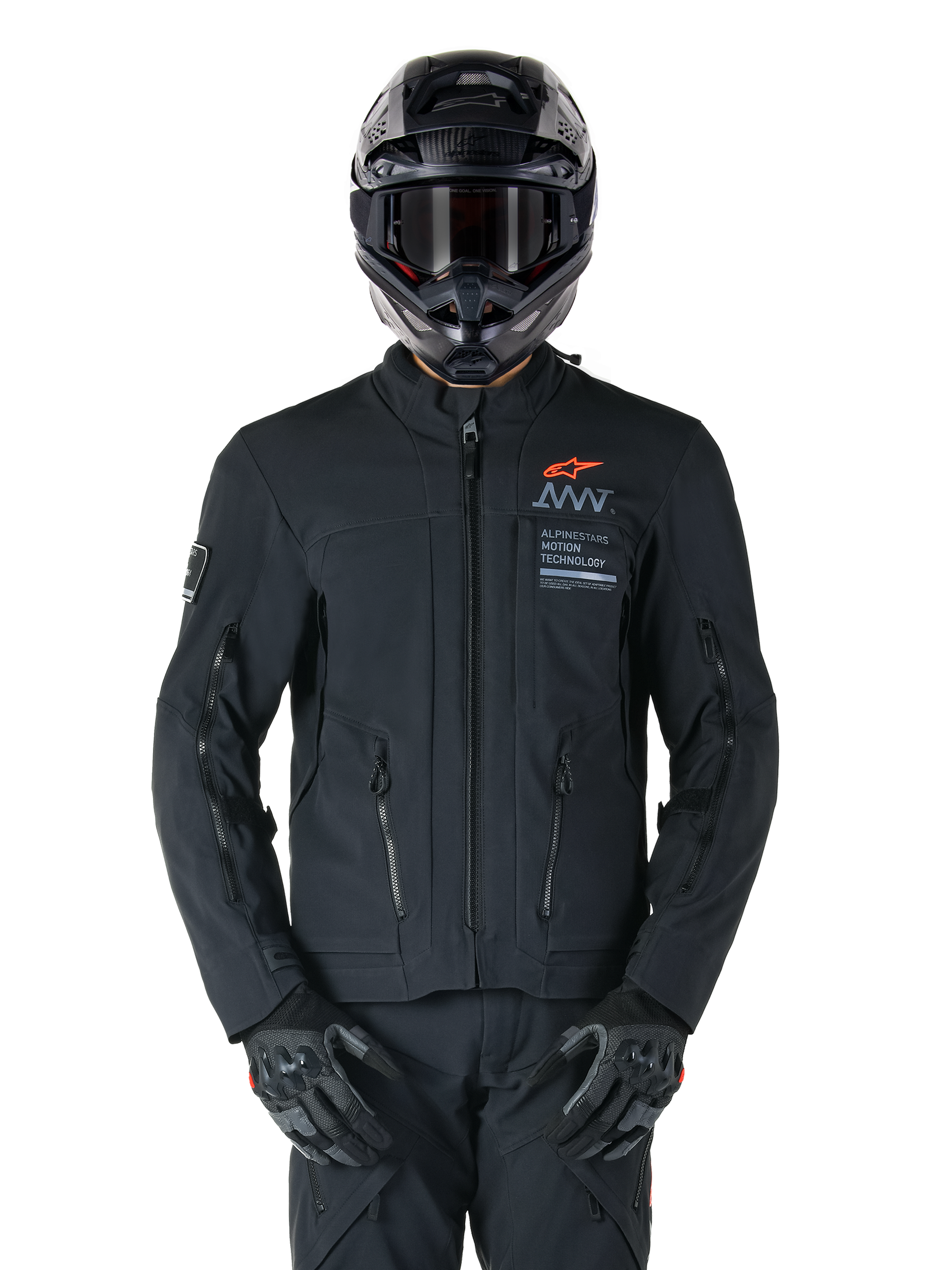 AMT -8 Stretch Drystar® XF Jacke SCHWARZ ADVENTURE Jacken