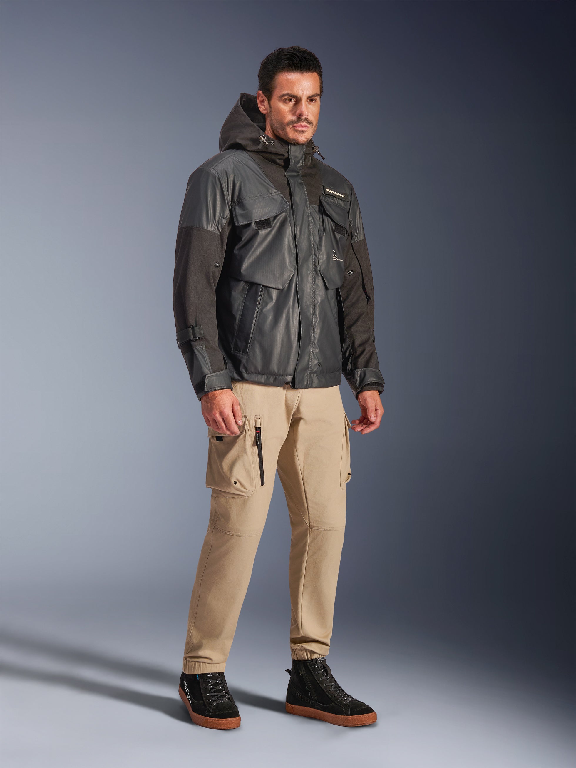 Mospher Waterproof - Black Motorcycle Jacket | Alpinestars®