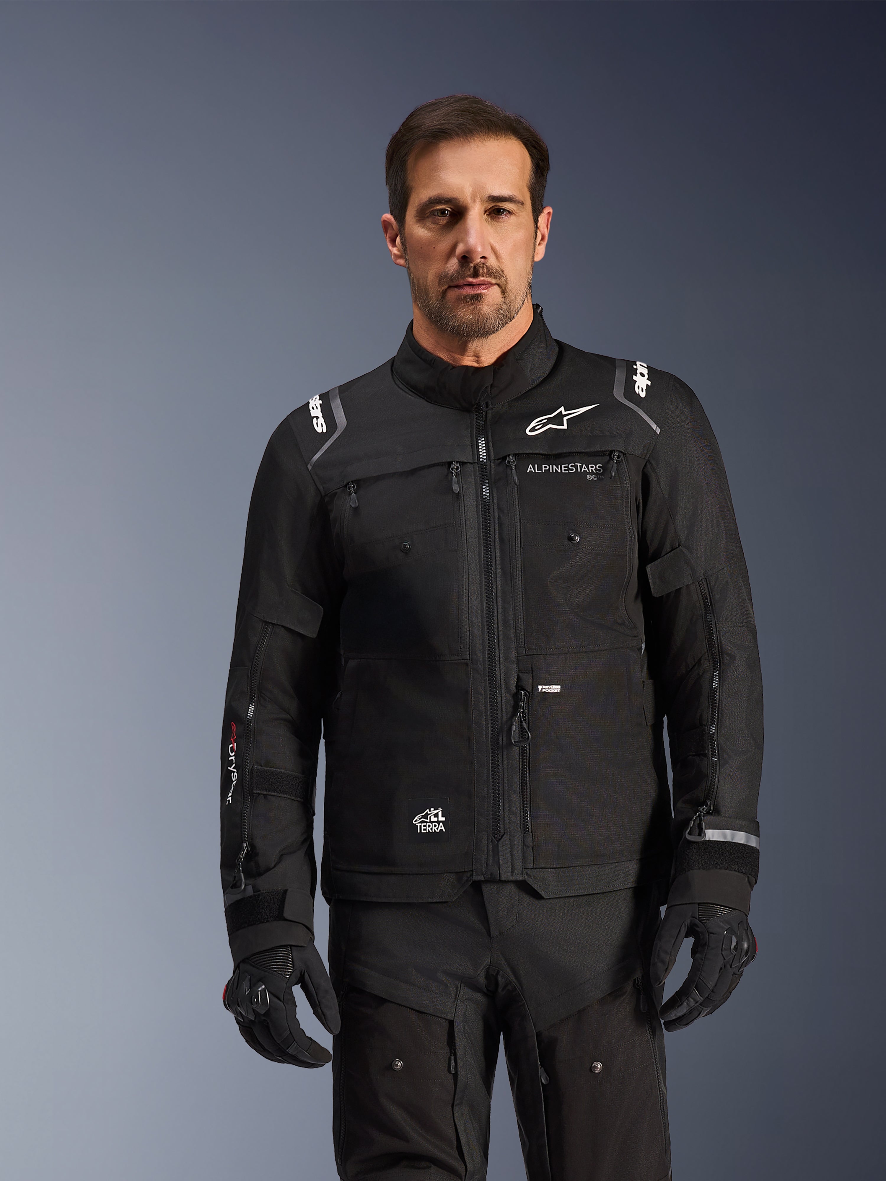バイクウェア・装備 Alpinestars Cusco Drystar® - Black Motorcycle Jacket | Alpinestars®