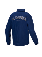 Alpinestars Revved Wasserabweisend Jacke, Herren-Motorradjacke, Blau, Rückansicht mit dynamischer 3D-Stickerei, CE-zertifizierte wasserabweisende Satinkonstruktion