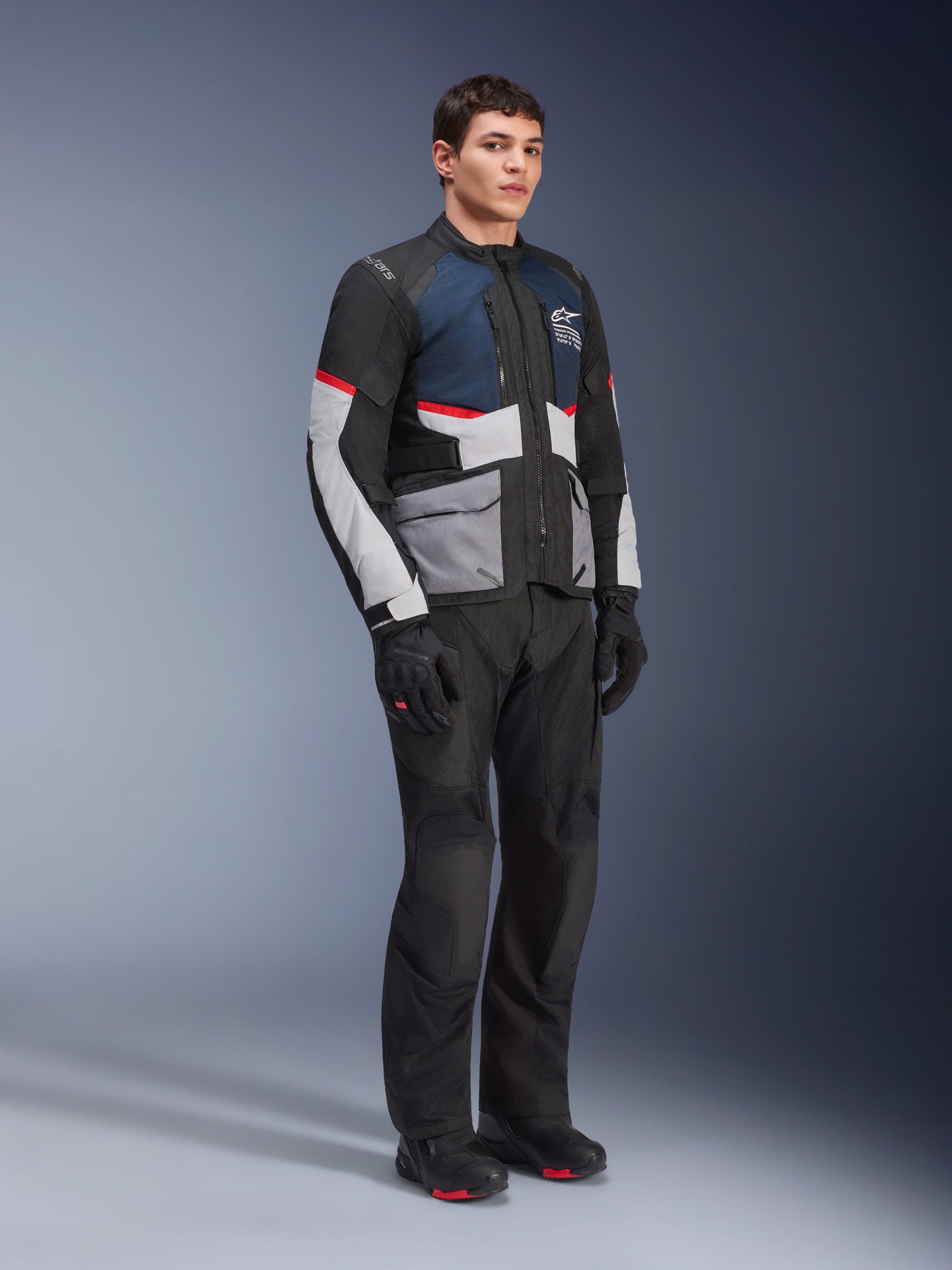 Andes Air Drystar® - Blue Motorcycle Jacket | Alpinestars®