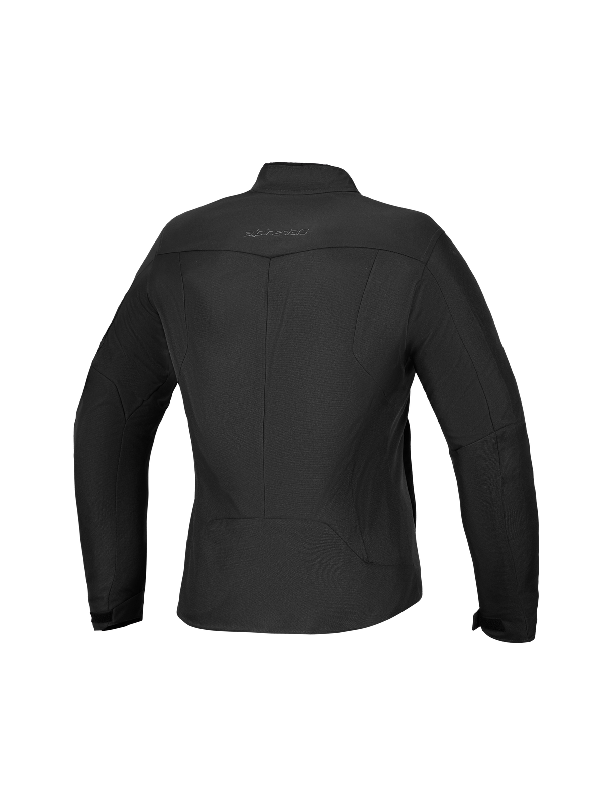 Alpinestars Stella C 1 Waterproof Jacke, Damen-Motorradjacke für Urban-Riding, Rückansicht mit 3D-Rückenmuster in Schwarz