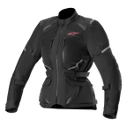Alpinestars Stella Andes Air Drystar Jacke, Damen-Motorradtouringjacke, Schwarz, CE-zertifizierte Textiljacke mit Mesh-Belüftung