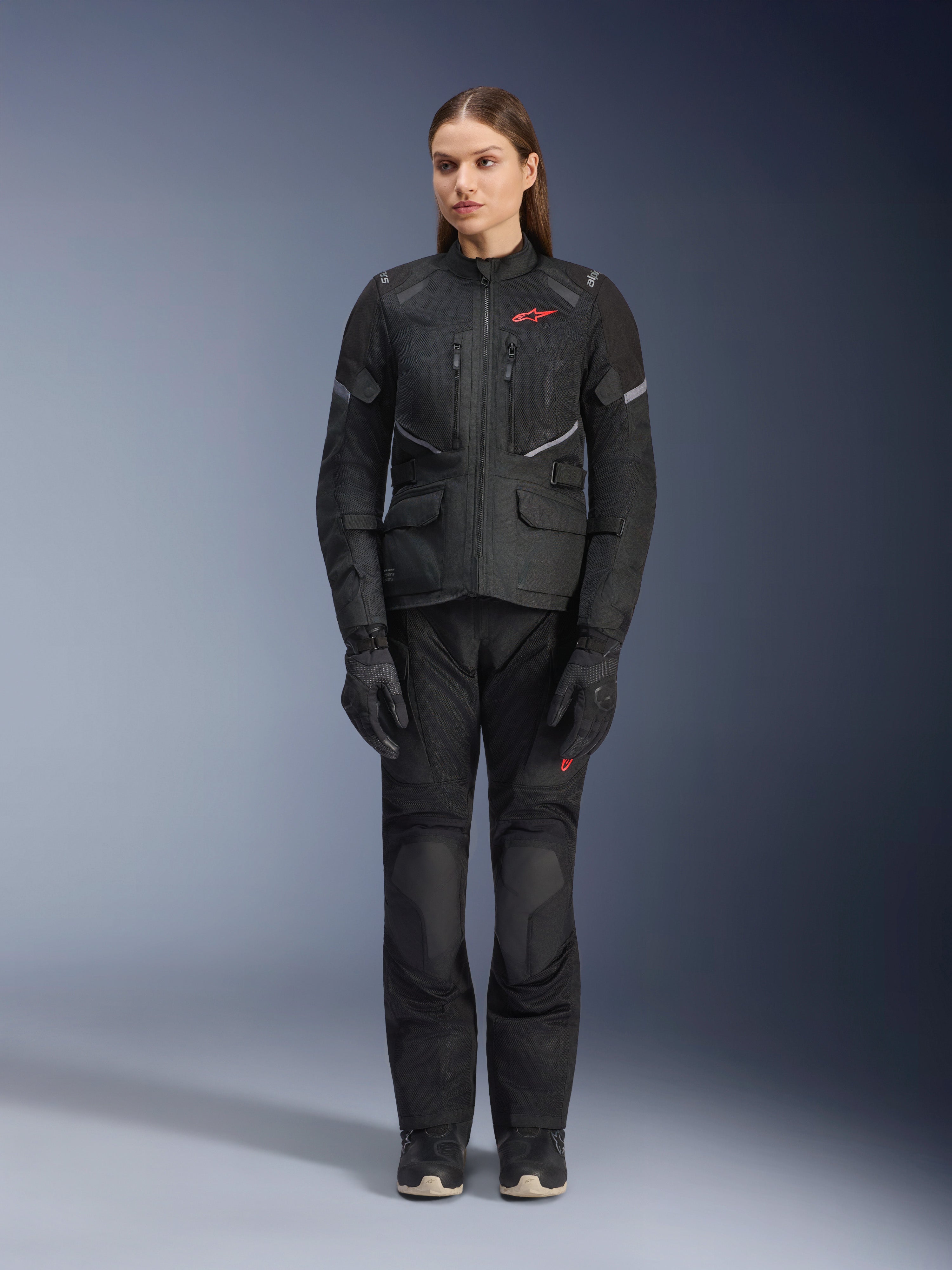 Stella Andes Air Drystar® - Black Motorcycle Jacket | Alpinestars®
