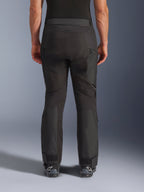 Alpinestars Cusco Drystar® Pants, Motorcycle Adventure Pants, Black, rear view showing articulated panels, zippered thigh vents, and adjustable ankle cuffs, designed for touring and off-road riding