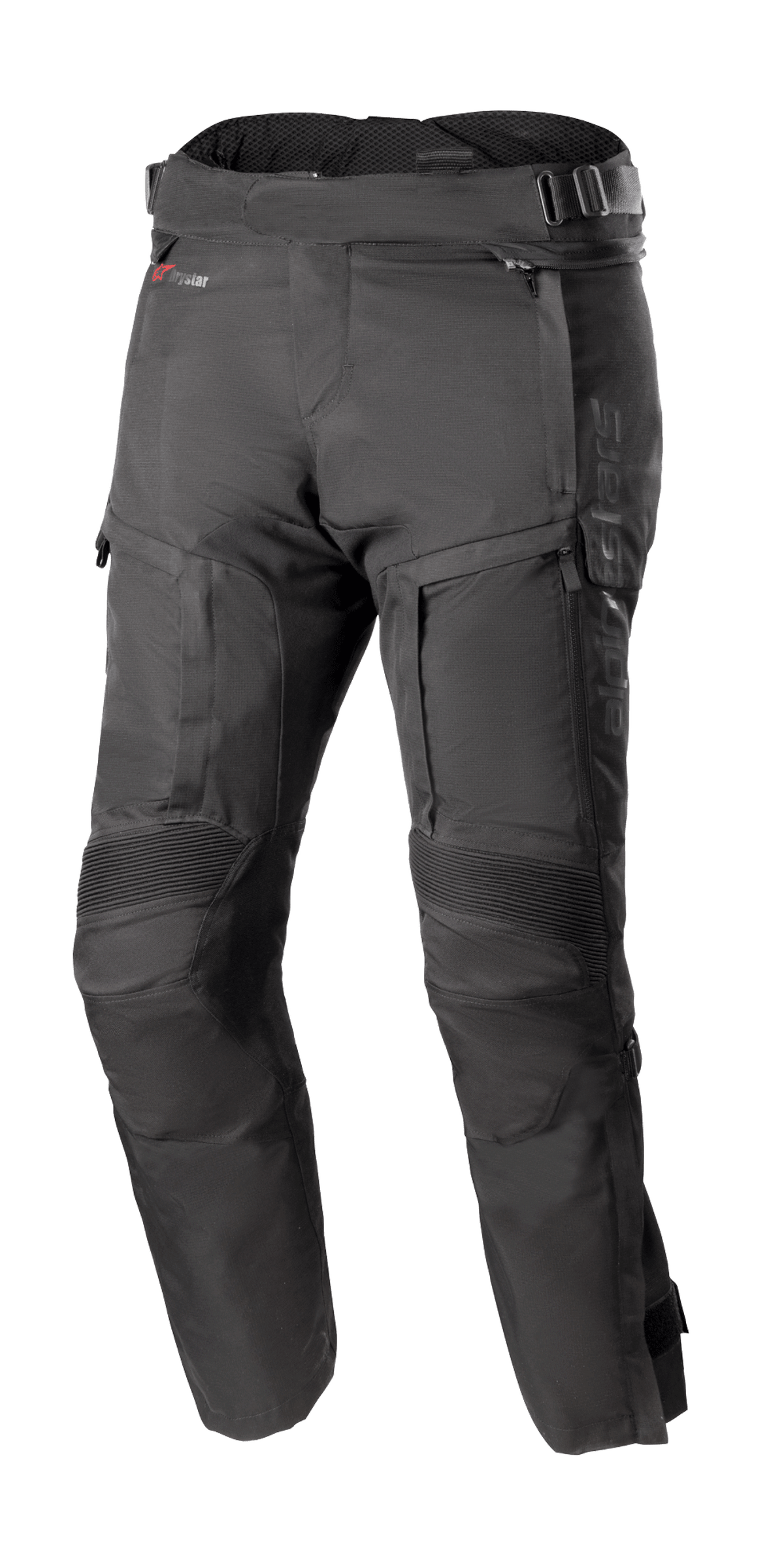 Alpinestars Bogota Pro Drystar 4 Seasons Pants Short, Motorradhose, Schwarz, Wasserdicht, Atmungsaktiv, Verstärkte Kniebereiche, Verstellbare Taillenbänder, Reißverschlusstaschen, Robuste Konstruktion für Vier-Jahreszeiten-Nutzung