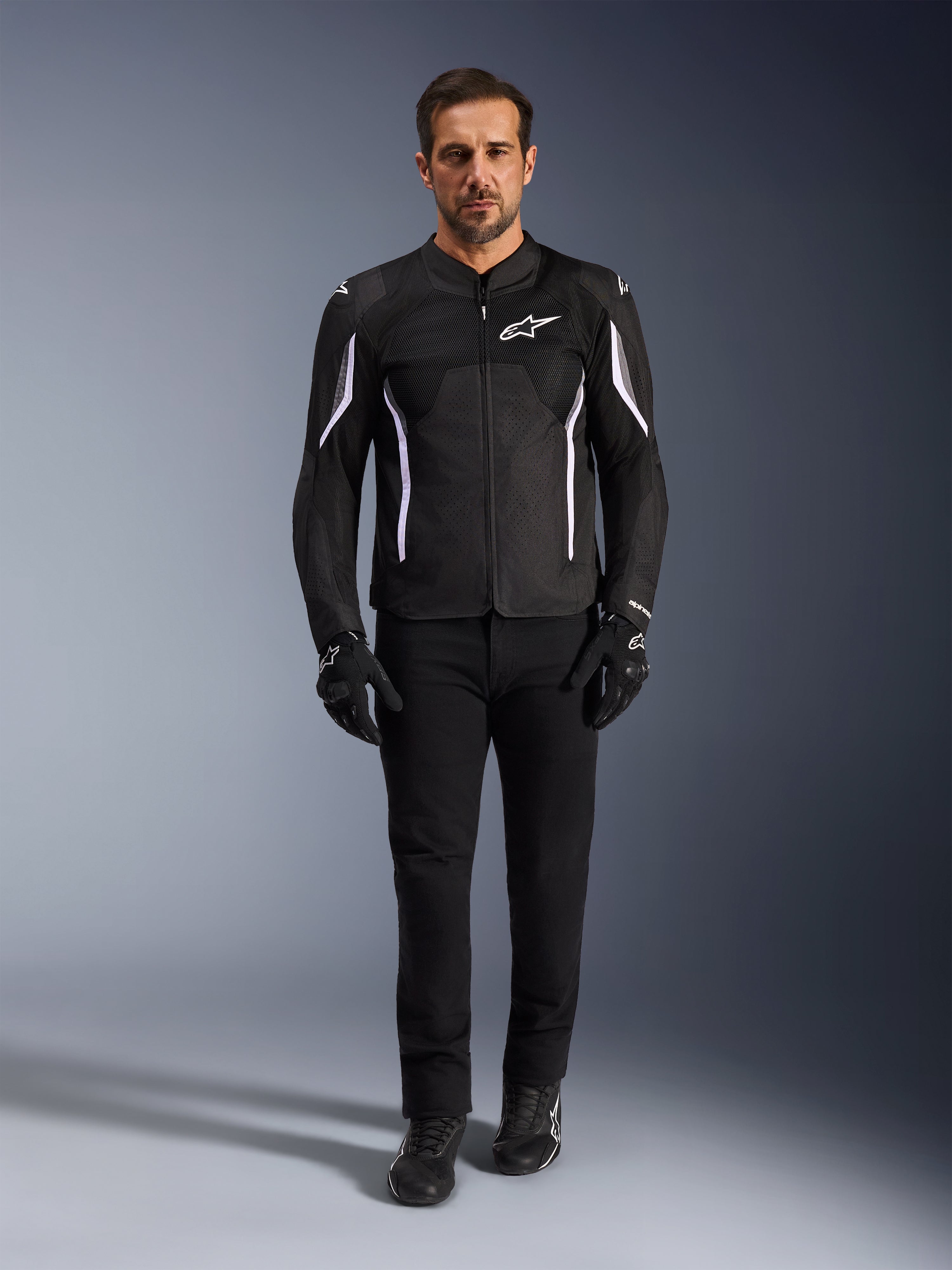 AST V3 Air - Gray Motorcycle Jacket | Alpinestars®
