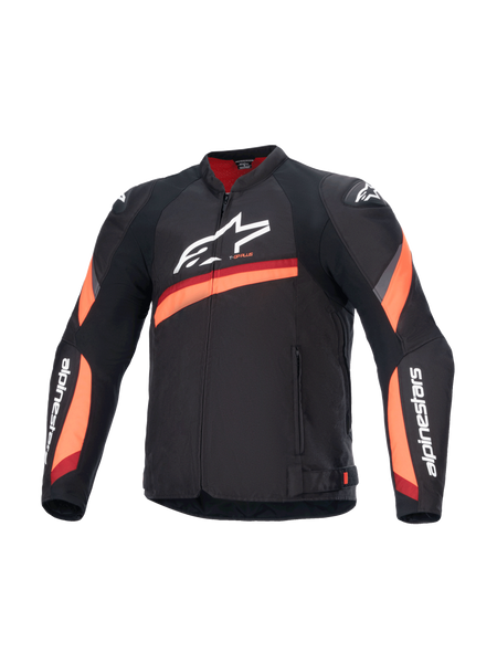 T-GP Plus R V4 - Black Motorcycle Jacket | Alpinestars®