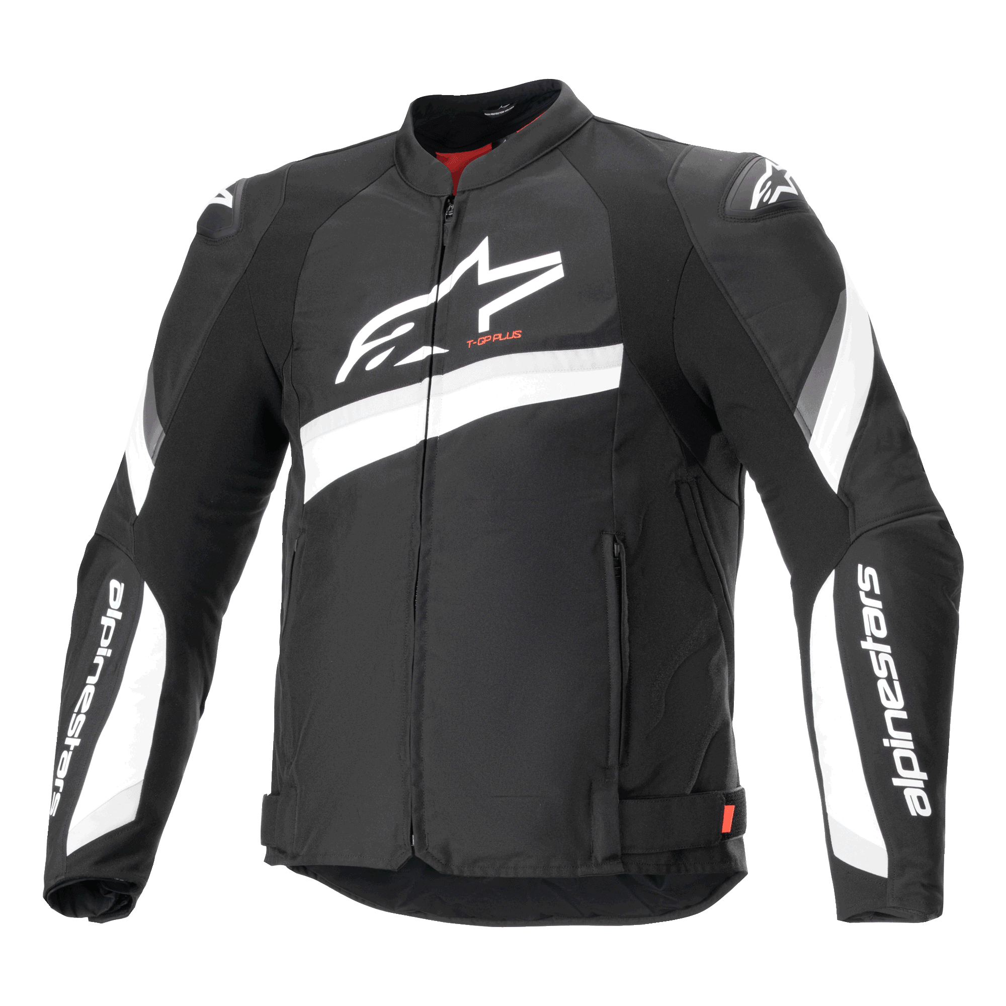 T-GP Plus R V4 - Black Motorcycle Jacket | Alpinestars®