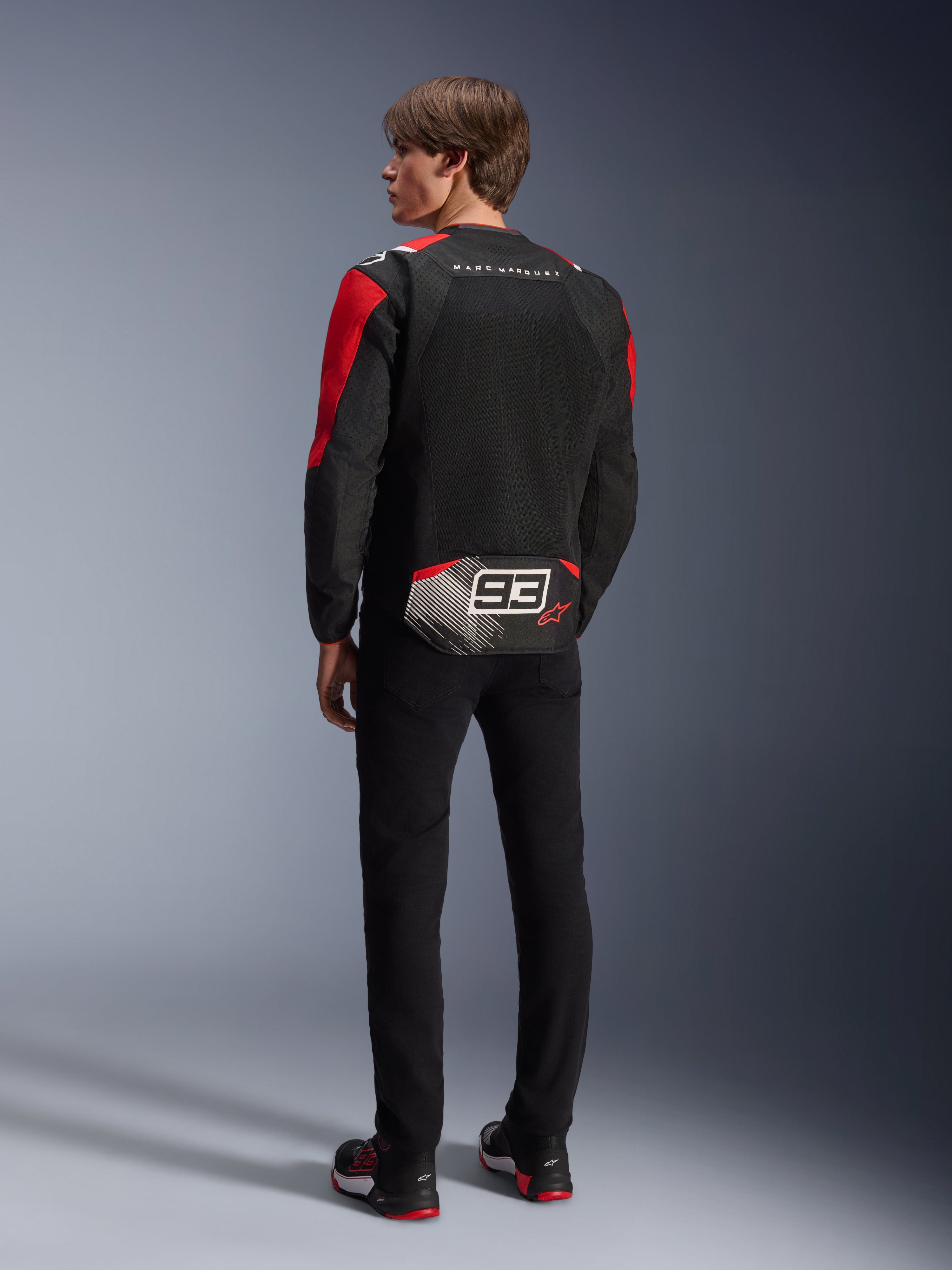 MM93 T-SPS Air V2 - Black Motorcycle Jacket | Alpinestars®