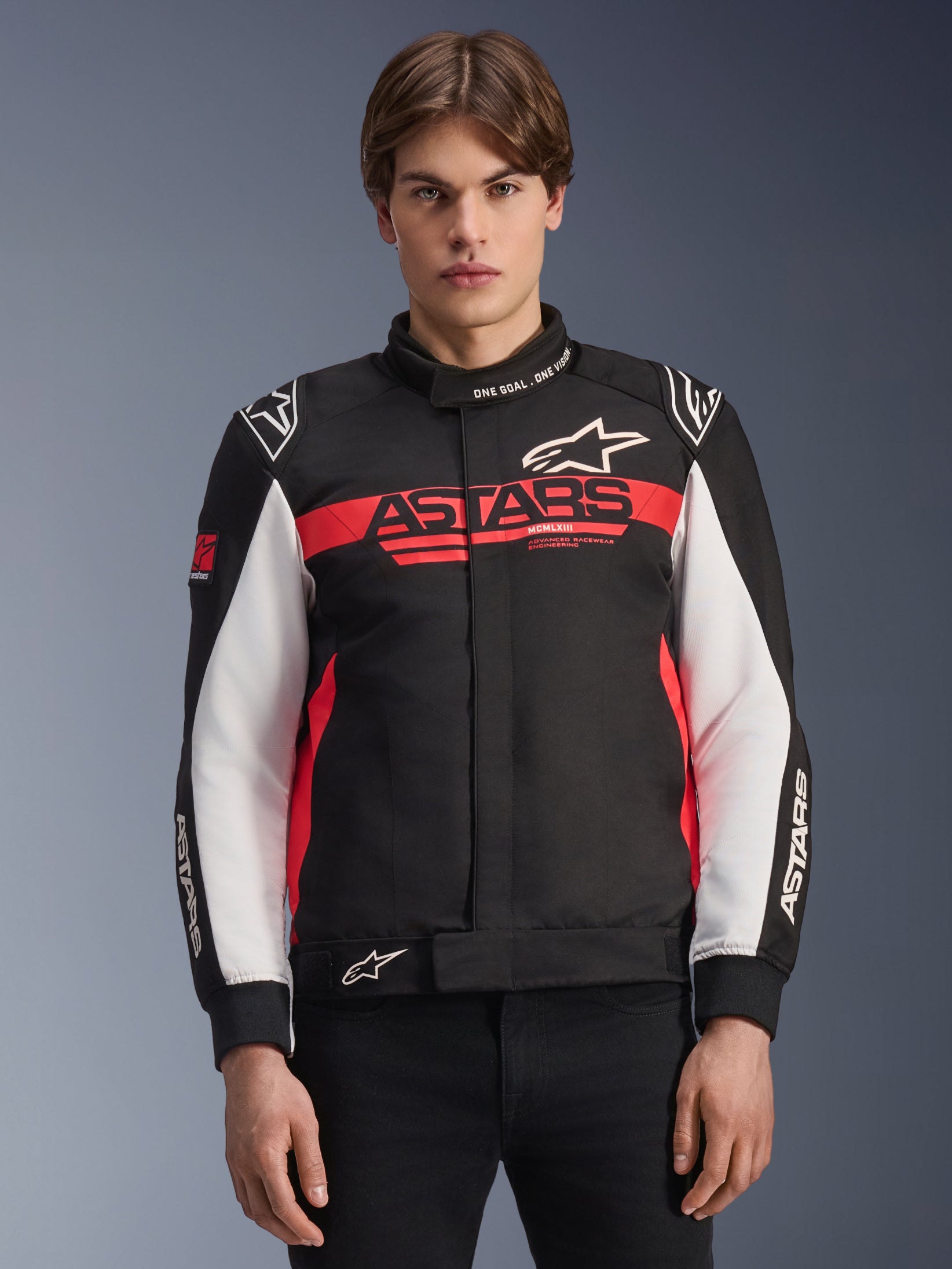 Monza Sport - Red Motorcycle Jacket | Alpinestars®