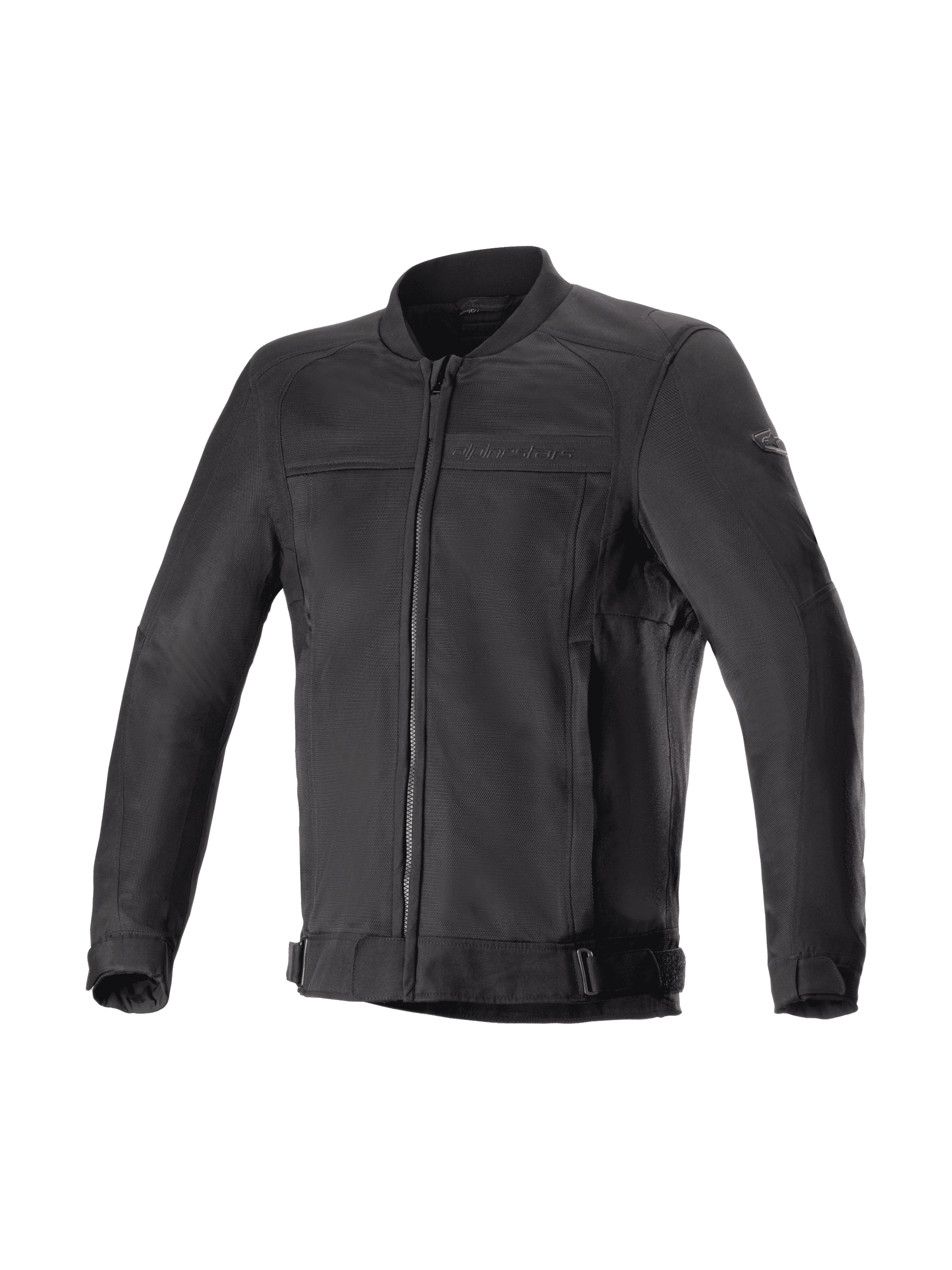 Alpinestars Luc V2 Air Jacke, Urban Motorradjacke für Herren, Schwarz, Bomber-Stil mit belüftetem Mesh, Tech-Air Ready.