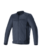 Alpinestars Luc V2 Air Jacke, Herren-Motorradjacke im Bomber-Stil für Urban Riding, Marineblau und Schwarz, hoch abriebfestes Mesh-Textil, Tech-Air®-ready, CE-zertifiziert