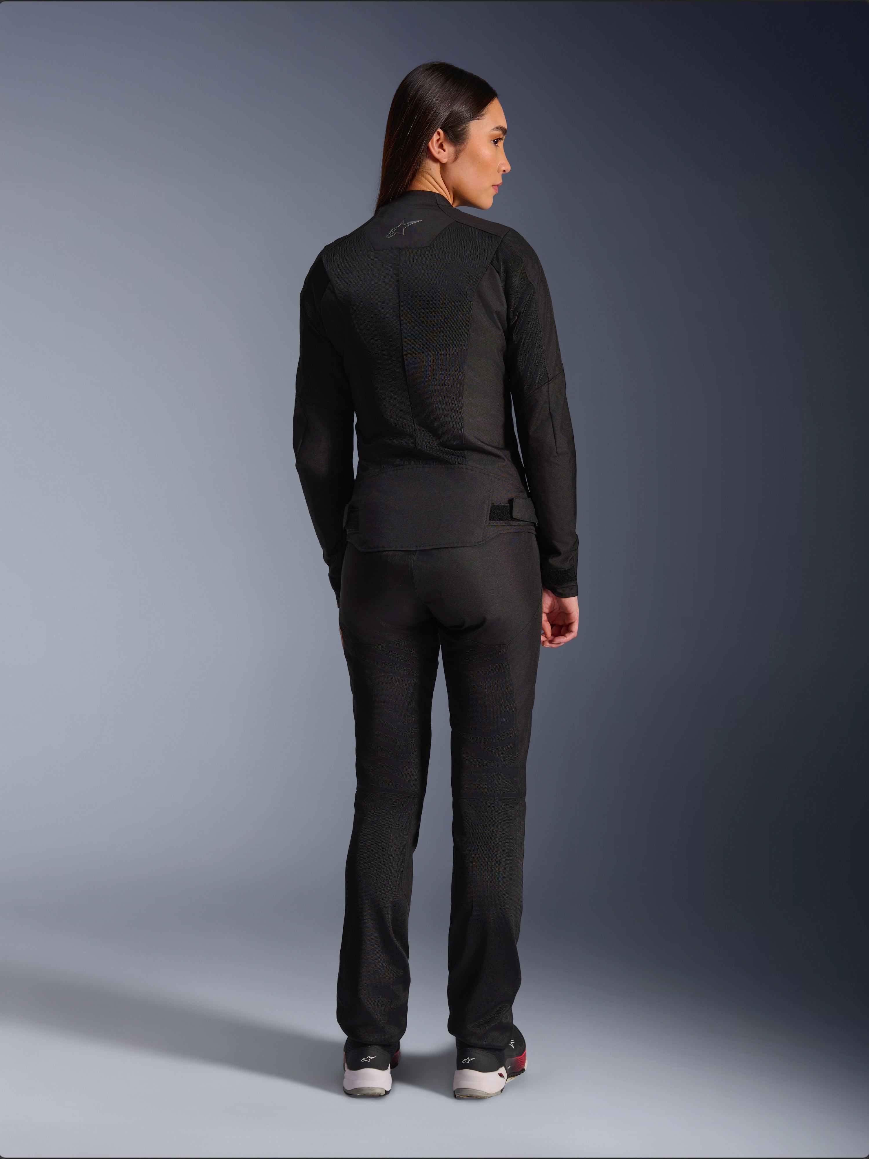 Stella C-1 Air - Black Motorcycle Jacket | Alpinestars®