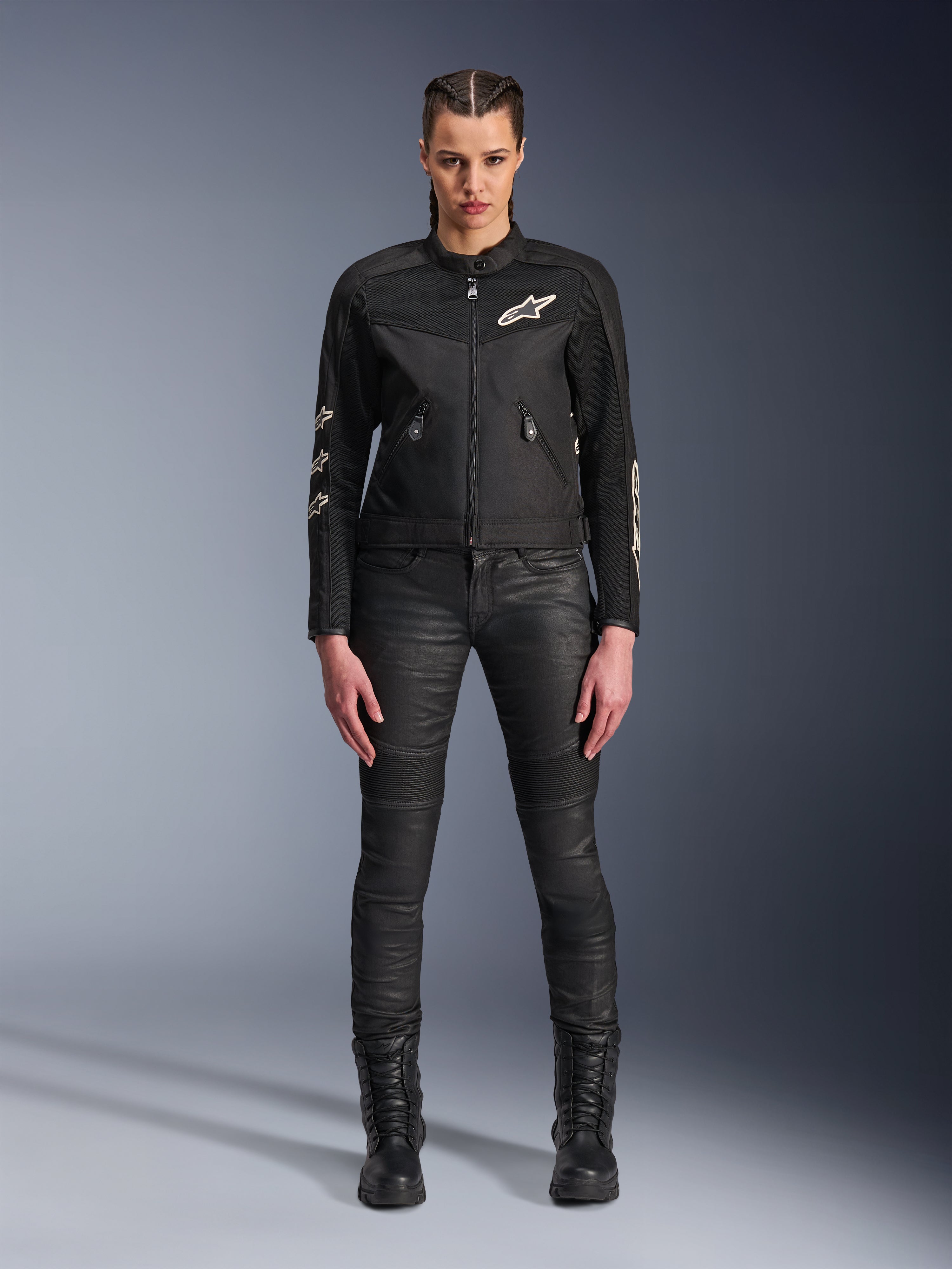 Stella T-Dyno Air - Black Motorcycle Jacket | Alpinestars®