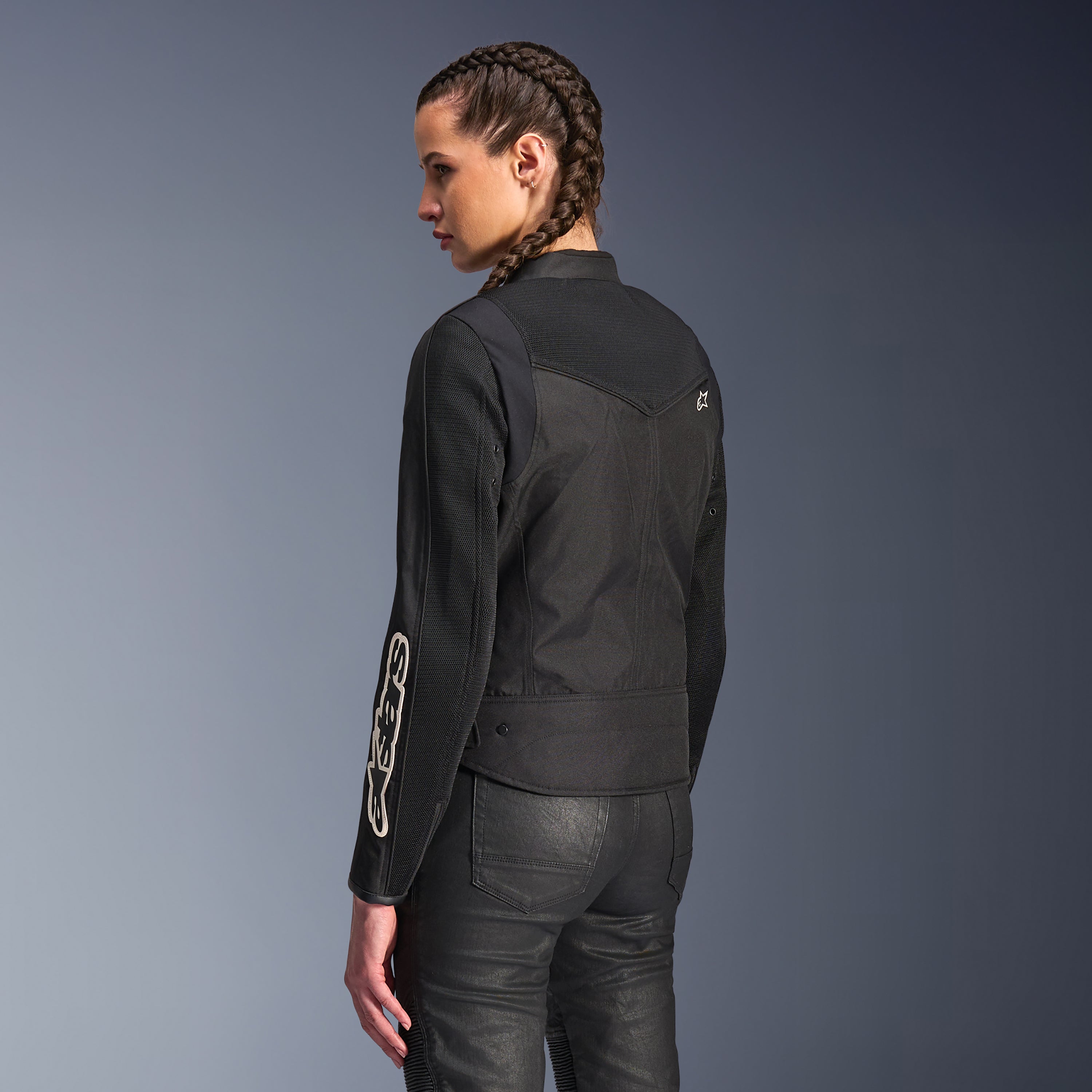 Stella T-Dyno Air - Black Motorcycle Jacket | Alpinestars®