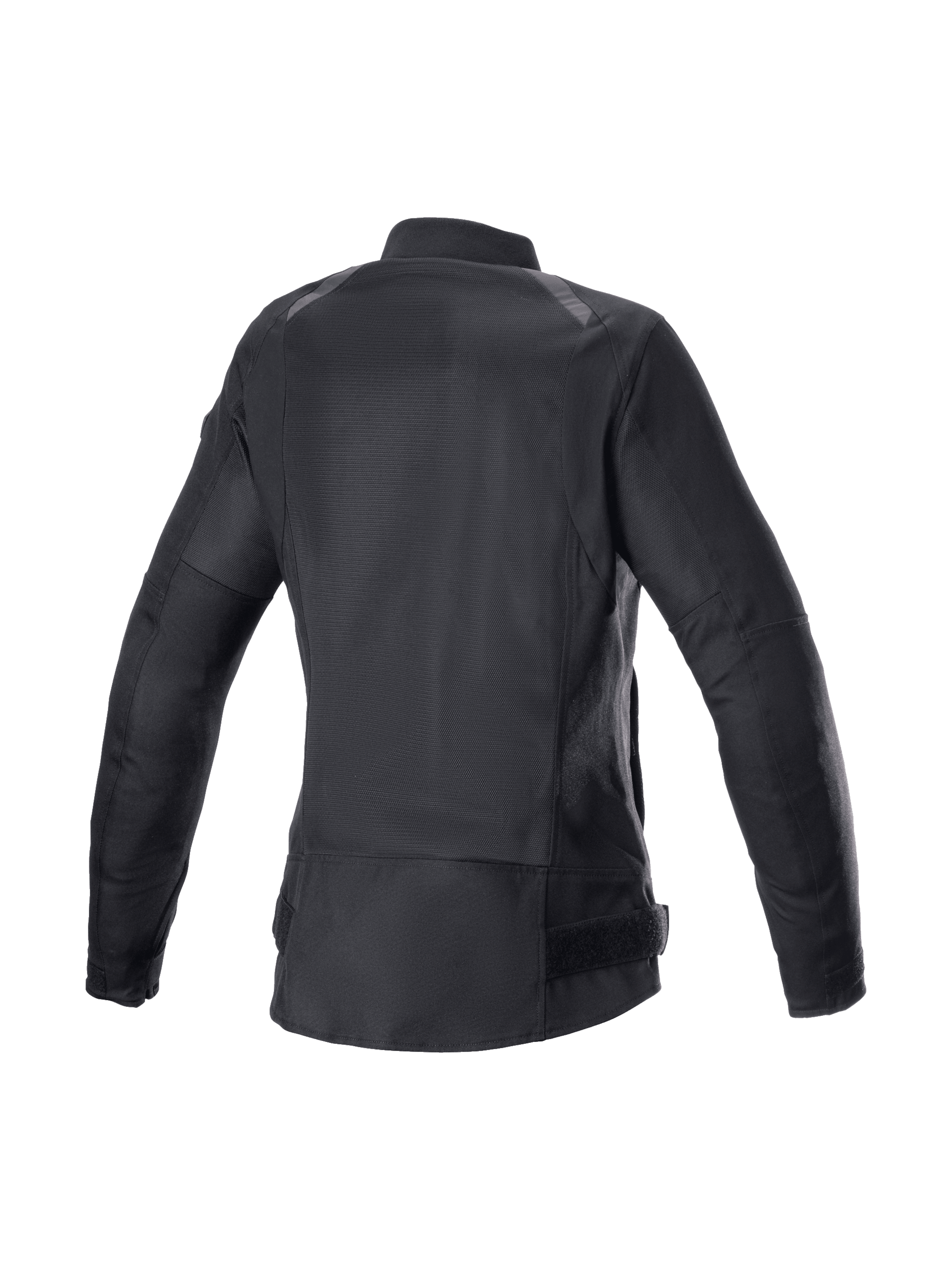 Alpinestars Eloise V2 Air Jacke, Urban-Motorradjacke für Damen, Schwarz, belüftetes Mesh-Textil, verlängerter Rücken