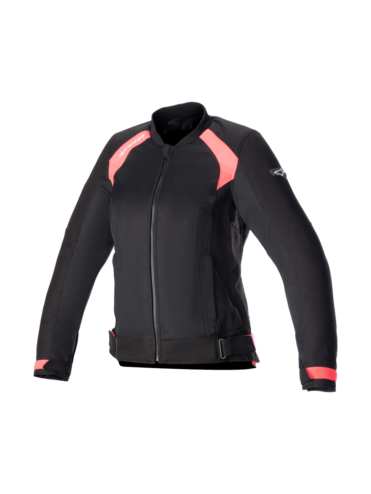 Alpinestars Eloise V2 Air Jacke, Damen-Motorradjacke aus Textil, Schwarz und Diva Rosa, Mesh-Einsätze, Tech-Air®-kompatibel.