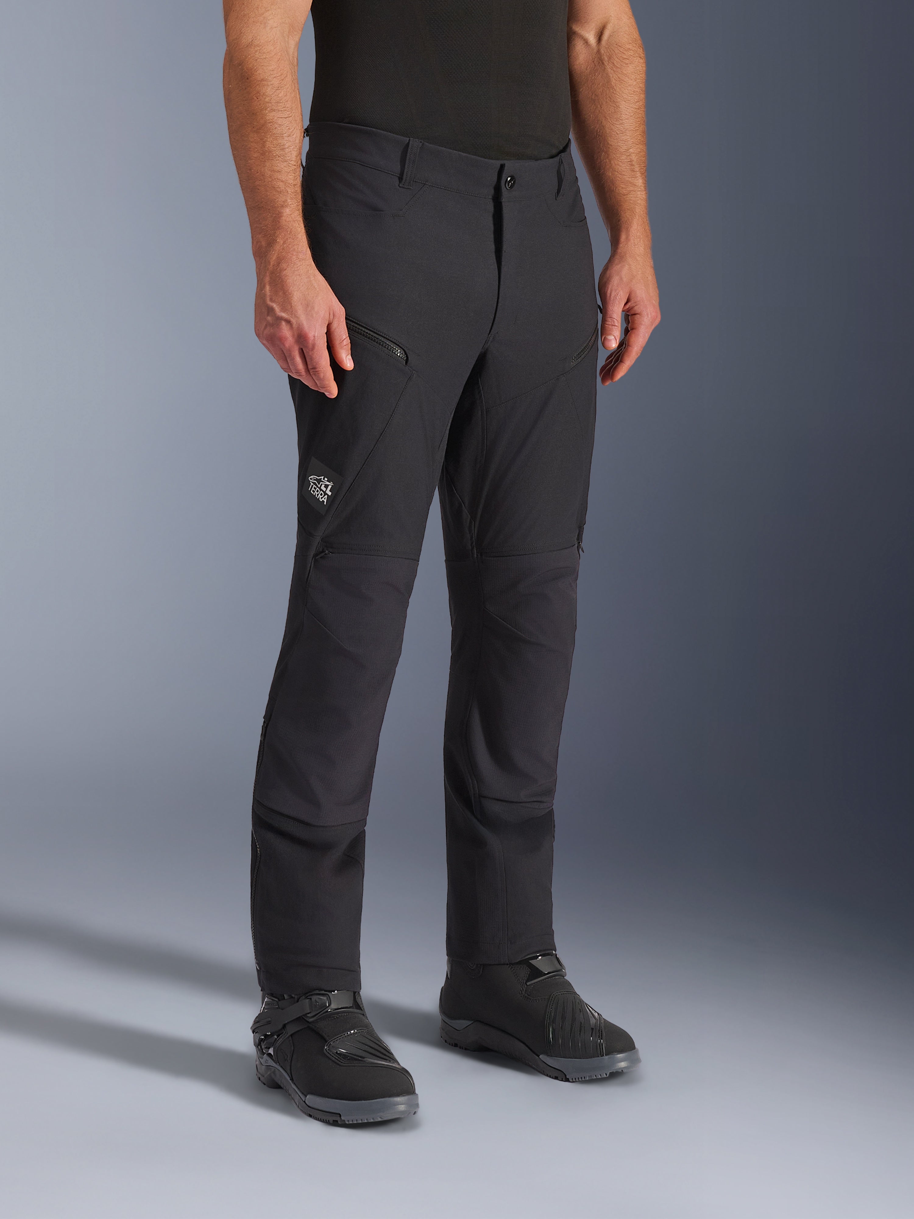 Flex-AST Explorer - Black Motorcycle Pants | Alpinestars®