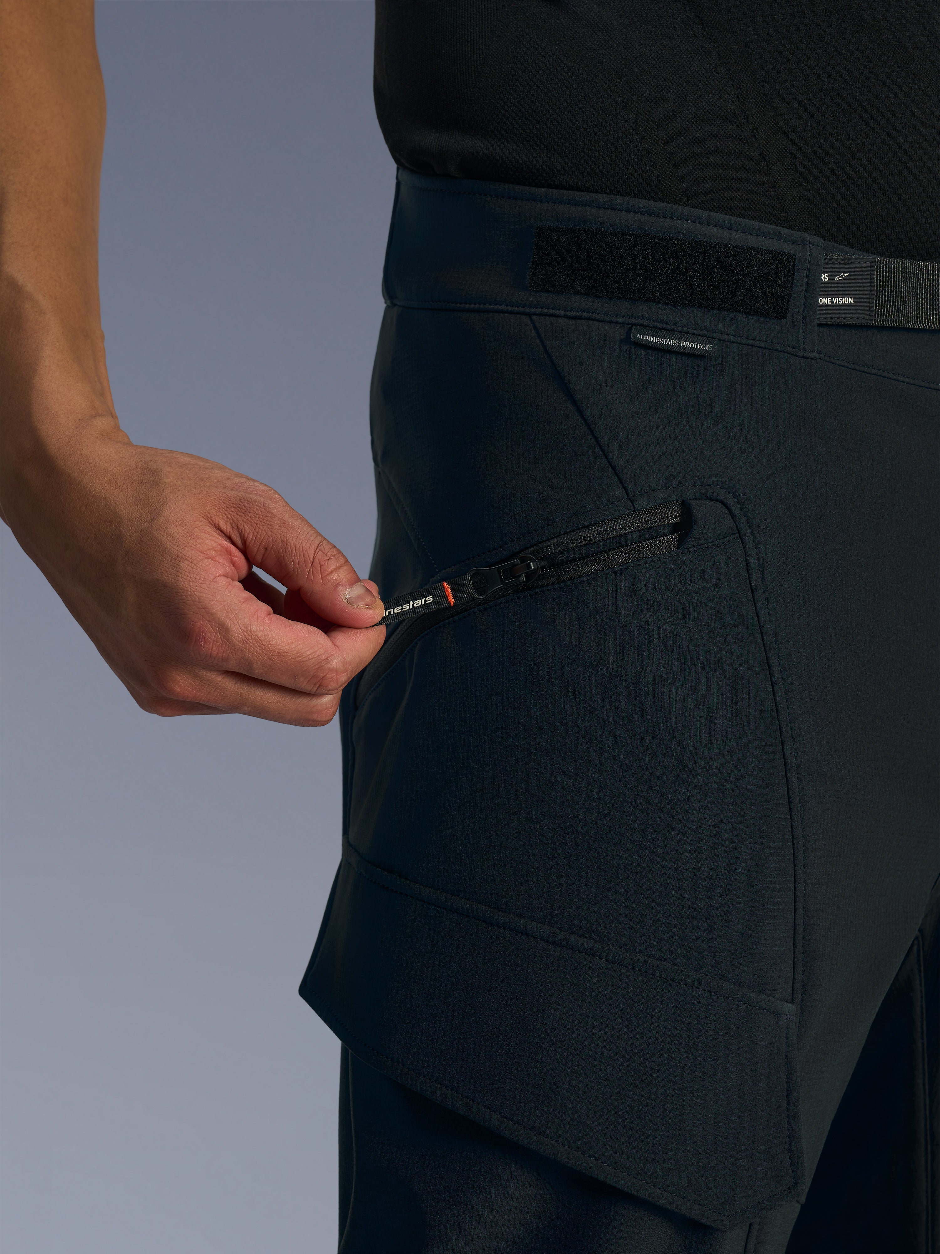 Juggernaut V2 Riding Pants - Black Motorcycle Textile Pants
