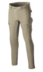 Alpinestars Caliber Slim Fit Tech Riding Pants, Motorradhose, Militärgrün, Slim-Fit-Silhouette mit Cargotaschen im Combat-Stil, Stretch-Cordura-Denim-Gewebe, Gürtelschlaufen, funktionales Design für Stadt- und Straßenfahrten