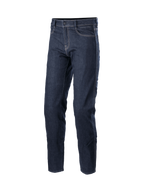 Alpinestars Sektor Regular Fit Jeans-Hose, Urban-Motorradjeans in Mittelblau mit Dreifachnähten, Stretch-Denim und CE-zertifiziertem Schutz.