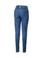 Alpinestars Daisy V3 Damen-Motorrad-Jeans, Blau, schmale Passform mit Aramid-Verstärkung für urbane Fahrten.
