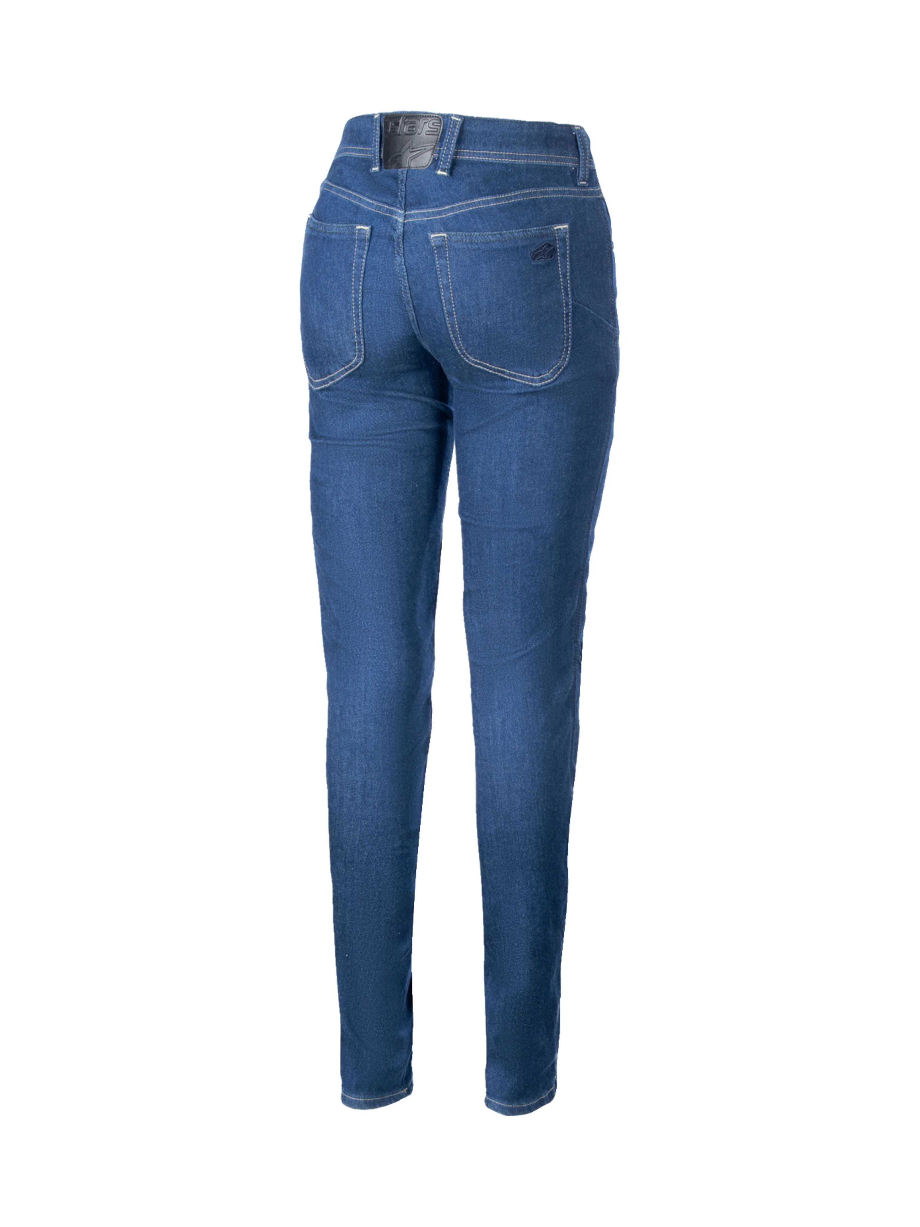 Alpinestars Daisy V3 Damen-Motorrad-Jeans, Blau, schmale Passform mit Aramid-Verstärkung für urbane Fahrten.