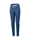 Alpinestars Daisy V3 Motorrad-Jeans, schmale Passform, Blau, urbane Damen-Reithose aus Stretch-Denim mit CE-zertifizierten Protektoren.