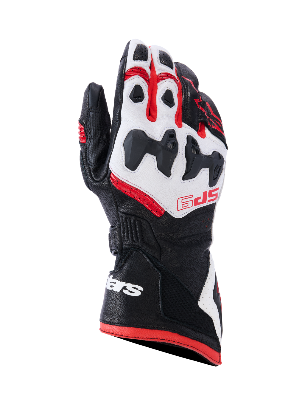L / Black White Bright Red