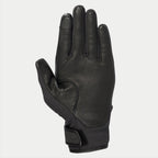Alpinestars Damen Stella C1 Windstopper V2 Handschuhe, Schwarz, Handflächenansicht mit Verstärkungen aus vollnarbigem Leder und touchscreen-kompatibler Zeigefingerspitze, Klettverschluss an der Manschette, schlankes urbanes Design