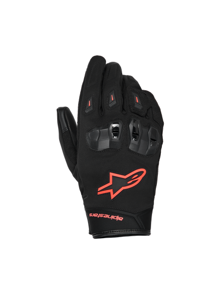 SP X Z Waterproof - Black Motorcycle Gloves | Alpinestars®