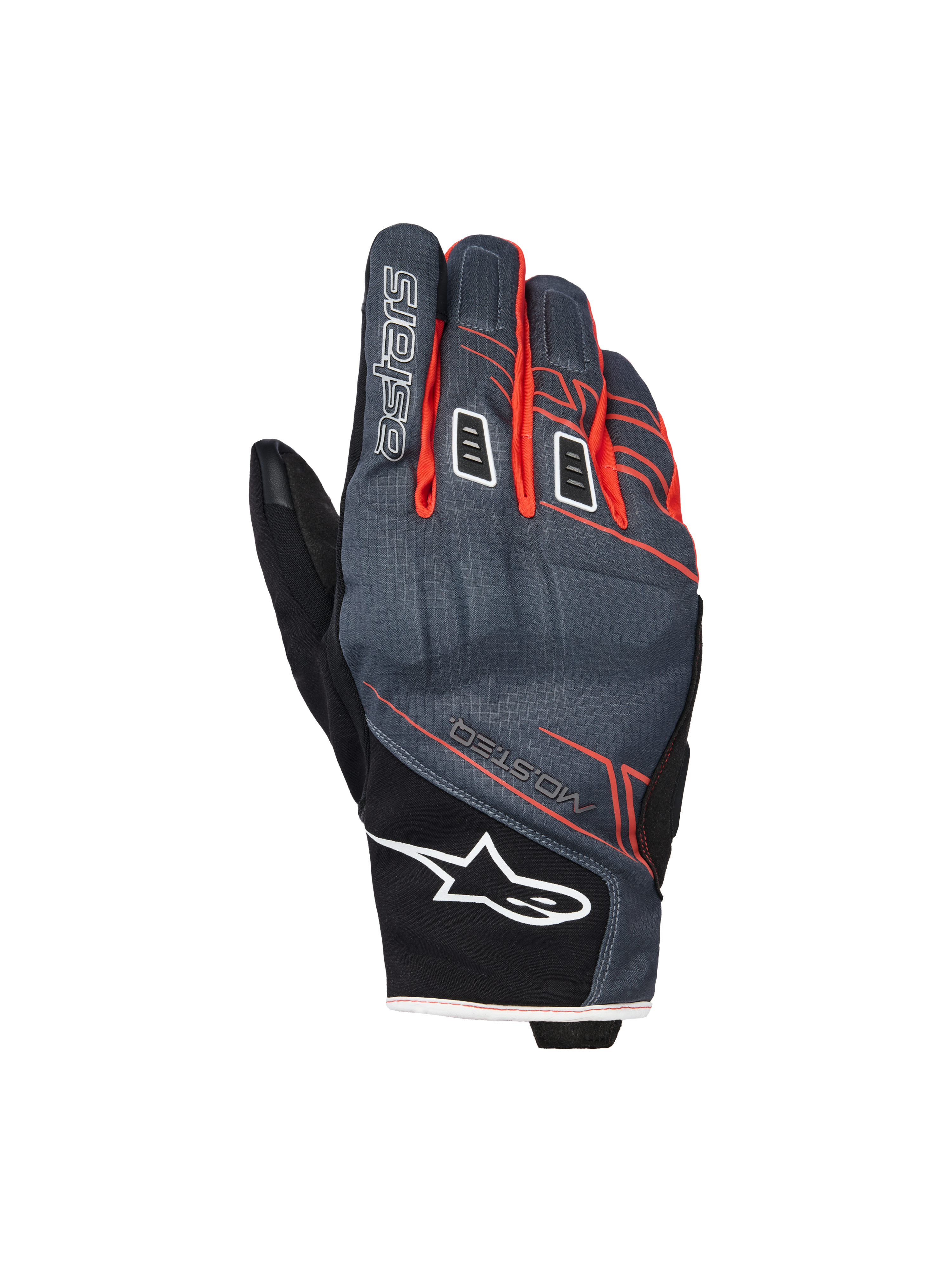 Alpinestars Motorradhandschuhe Booster – Schwarz/Rot, Größe XXL, Wasserabweisend