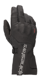 Alpinestars WR-X GORE-TEX Handschuhe, Motorrad-Tourenhandschuhe, Schwarz, langer Schaft mit grauem Alpinestars-Branding, abgedeckter SP Lite Knöchelschutz, strapazierfähige Ripstop-Textilkonstruktion