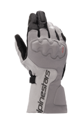 Alpinestars WR-X GORE-TEX Handschuhe, Motorrad-Tourenhandschuhe, Dunkelgrau und Eisgrau mit Schwarz, langes Stulpendesign, abgedeckter Knöchelschutz, wasserdicht und isoliert für Winterfahrten