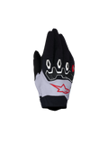 Alpinestars Youth & Kids Full Bore V2 Gloves in black and light lilac for motocross racing with TPR protection.