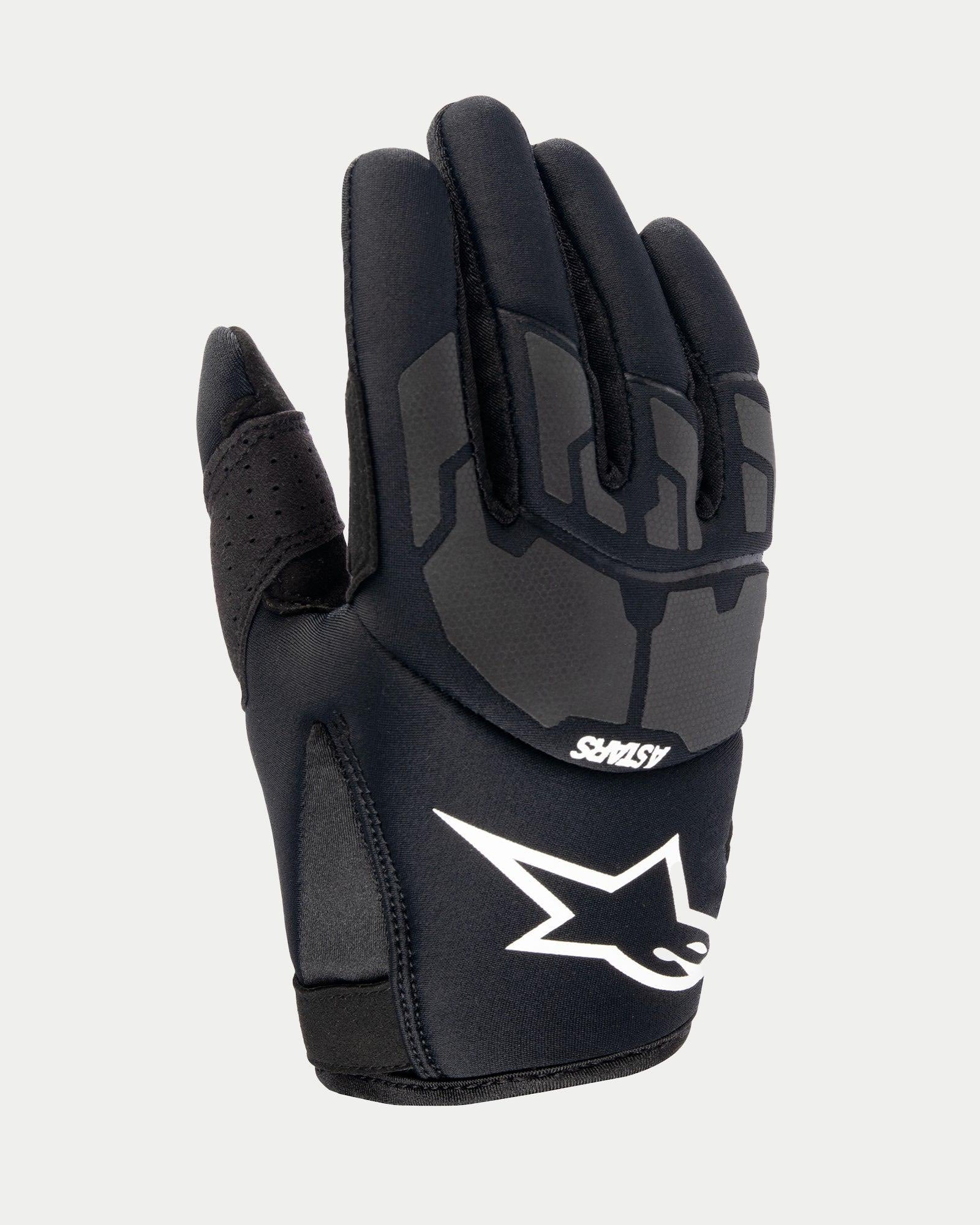 motocross handschuhe schwarz Jugend 2024 Thermo Shielder - Schwarz MX Handschuhe